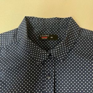 2/$20 - Castro Fitted Button Down Shirt - Tag Says Euro 38 , But it is a small